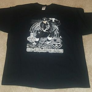 Dustin brown 2014 Stanley cup championship shirt